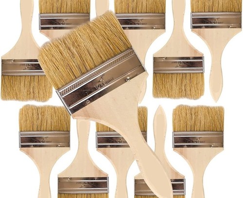 Lot paint brushes - lot, 4"